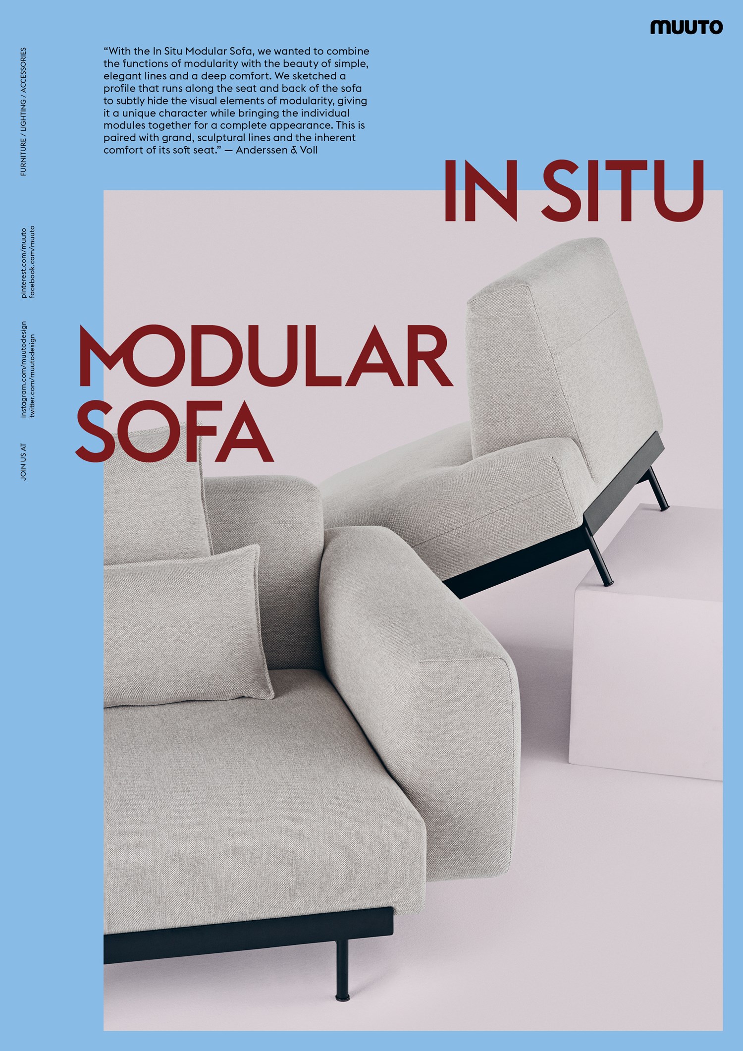 In Situ Modular Sofa Brochure In Situ Modular Sofa Brochure